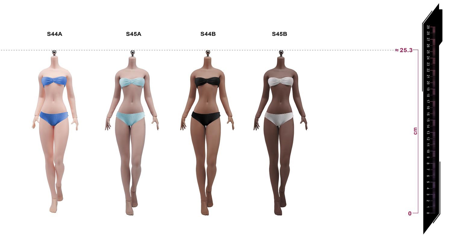 Amazon.com: Fremego 1/6 Scale Female Body, TBLeague 12inch Super